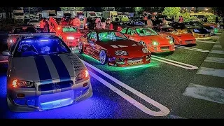 Ночная жизнь Японии! Сердце Японского тюнинга Daikoku Futo Parking Area (перезалив 2019)