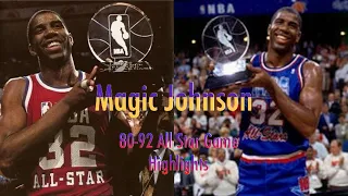 Magic Johnson All Start Game Highlights Compilation