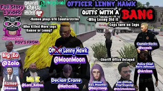Officer Lenny Quits the Police Department with a Bang! | GTA5 RP NoPixel 4.0