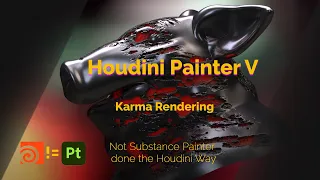 Houdini Painter V, Rendering our Textures in Houdini 20