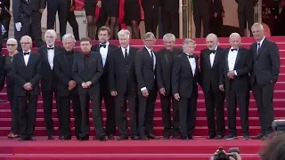 Former Palme D'Or winners Ken Loach and more on the red carpet for the 70th Anniversary of the Canne