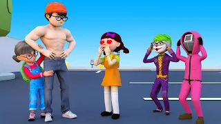 Fat Boy Nick Doll Squid Game - Scary Teacher 3D Nick Love Tani