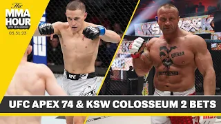 Best Bets for UFC Apex 74 and KSW Colosseum 2 | The MMA Hour