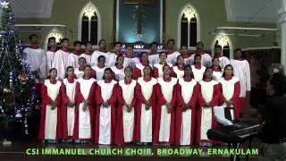 CSI Immanuel Church Choir ,Ernakulam, India Singing Christmas Hallelu(recorded live)