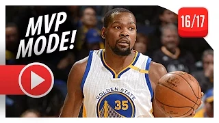 Kevin Durant Full Highlights vs Thunder (2017.01.18) - 40 Pts, 12 Reb, TOO SICK!