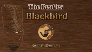 Blackbird - The Beatles (Acoustic Guitar Karaoke)