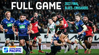 FULL GAME | Super Rugby Pacific Final 2022 (Blues v Crusaders)