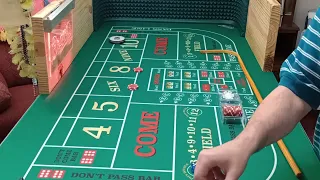 Craps lefty low roller session 17.