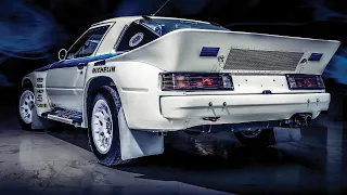 Crazy Group B Mazda RX7 - with pure engine sounds