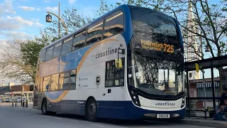 Stagecoach Portsmouth 10967 SN18 KOW On Route 725 To The Hard Interchange, Portsmouth