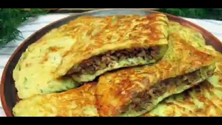 CHEBUREKI Zucchini RECIPE COOKING IN DESCRIPTIONS