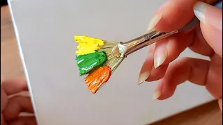 Easy Way to Paint a beautiful Flower / Acrylic Painting For Beginners/ Step By Step Painting