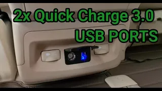 Installing USB QC 3.0 to your car - Alphard / Vellfire