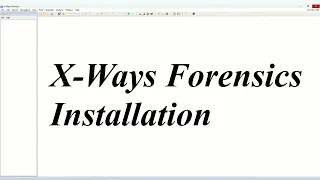 X-Ways Forensics Configuration 01: Paths and Setup