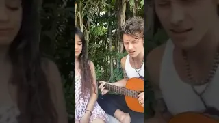 Shawn Mendes and Camila Cabello went live on Instagram today and sung Ed Sheeran’s “Kiss Me” & more