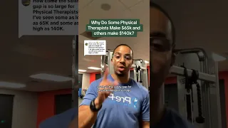 Why is the salary gap for #physicaltherapists so huge? Full video on tik tok