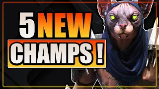 🚀 5 NEW CHAMPIONS REVEALED !! 🚀 Good OR Bad !? | Raid Shadow Legends (Test Server)