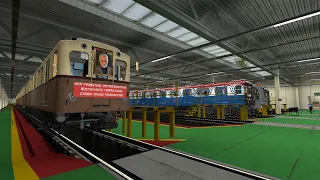 Парад поездов в Metrostroi FS 2022