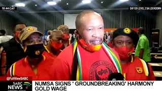 NUMSA and other unions sign wage agreement at Harmony Gold