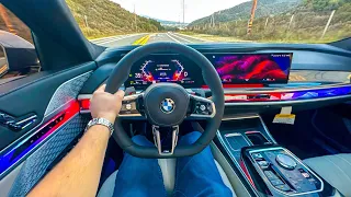 2023 BMW 760i POV Drive Review! *S-Class Killer*