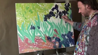 Как это делал Ван Гог.  И. Сахаров, урок живописи.Full video tutorial How Van Gogh did it/Sakharov.