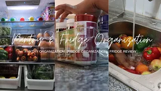 ORGANIZE WITH ME | PANTRY AND FRIDGE ORGANIZATION | FRIDGE REVIEW | Wangui Gathogo