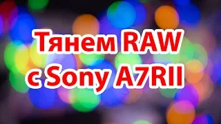 Как тянется RAW с камеры Sony A7RII