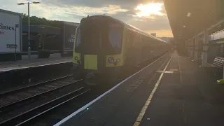 South Western Railway Class 444 444019 is seen departing Southampton Central bound for London