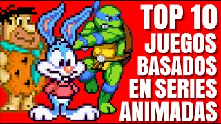 TOP 10 MEJORES VIDEOJUEGOS DE SERIES ANIMADAS!