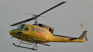 Bell 212 Helicopter Engine Startup and Takeoff