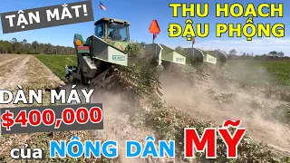 CẬN CẢNH DÀN MÁY THU HOẠCH ĐẬU PHỘNG HIỆN ĐẠI GẦN $400,000 CỦA NÔNG DÂN MỸ THỨ THIỆT Ở GEORGIA