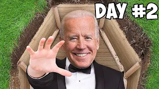 US Presidents Spent 50 Hours Buried Alive - MrBeast AI Parody