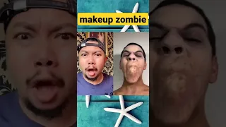 SEREM KALI MAKEUP ZOMBIE ALA HALLOWEN!! AUTO GAK BISA TIDUR#shorts