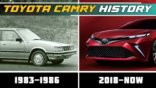Toyota Camry Evolution - Through the Years history (1983-2023)