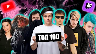 ТОП 100 ТРЕКОВ СТРИМЕРОВ ПО ПРОСМОТРАМ НА YOUTUBE| Стримеры Twitch и YouTube| Апрель 2024