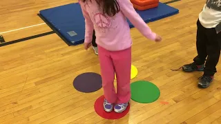 Jumping and Landing Elementary PE stations