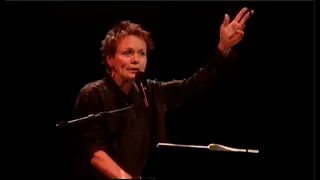 Laurie Anderson - "Homeland" (Full Performance)  Lawrence, KS 2008  (shaky start, but settles down)