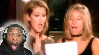 FIRST TIME REACTING TO | Barbra Streisand, Céline Dion - Tell Him