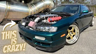 The Viper V10 Swapped 240sx Gets a CUSTOM Exhaust