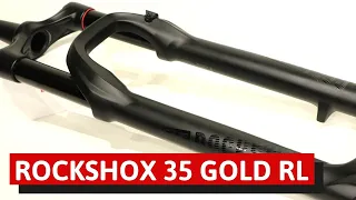 Budget Enduro & All Mountain Fork? Rockshox 35 Gold RL 140mm 29er Fork Feature Review and Weight