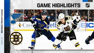 Blues @ Bruins 11/7 | NHL Highlights 2022