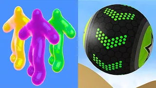 Blob Runner 3D VS Going Balls Android iOS Gameplay Level 816-820