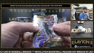 2022/23 Panini Revolution Basketball Hobby 8 Box Case Break #8