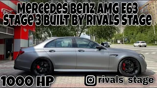 MB AMG E63 Stage 3 built by Rivals Stage @dragy acceleration from 0-100 & 100-200 & 200-250 km/h