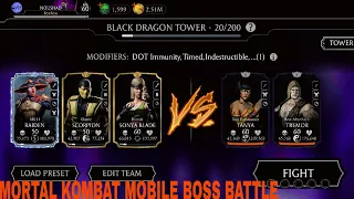Mortal Kombat Mobile Black Dragon Tower (1440 to 60FPS)