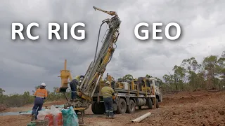 Geologist Job on RC Drill Rig