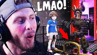 Vapor Reacts to FNAF SECURITY BREACH FUNNY TRY NOT TO LAUGH CHALLENGE!