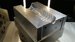 Beverage Bottle Mold Machined on 5-axis CNC Machine | Blow Mold