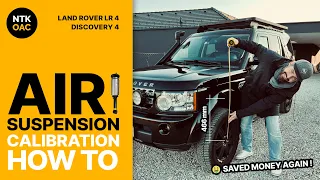 Calibrate Air Suspension in 10 Minutes on a Land Rover LR 4 / Discovery 4 using the GAP IID Tool