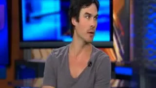 The Vampire Diaries  Ian Somerhalder's Audition kissed nina dobrev